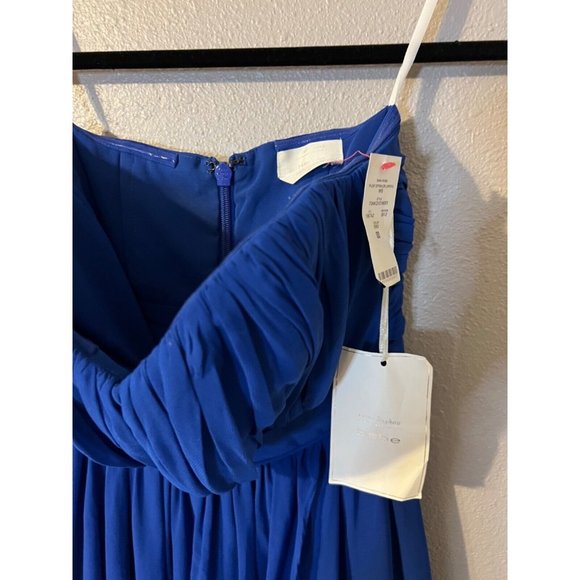 Rami Kashou Bebe Dress 00 Royal Blue NWT Cruise Party Wedding Event - Picture 7 of 8